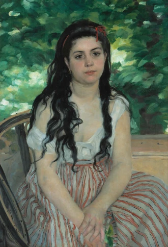 Reprodukcja En ete - La bohemienne, Renoir Auguste
