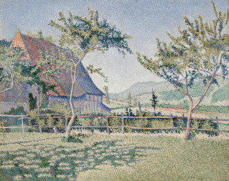 Reprodukcja Comblat-le-Château, the Meadow, Paul Signac