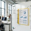 Display magnetyczny, folder na dokumenty A4