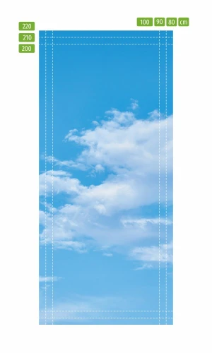 Fototapeta naklejka na drzwi błękitne niebo FP 6308