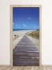 Fototapeta na drzwi kładka na plaży P472