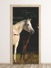 Fototapeta na drzwi konie na łące FP 2627 D
