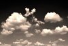 Fototapeta na ścianę białe obłoki na niebie FP 1649