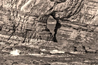 Fototapeta na ścianę dziura w skałach FP 1415