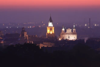 Fototapeta na ścianę Lublin nocą FP 4657