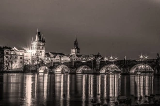 Fototapeta na ścianę most Praga FP 5245