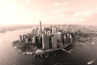 Fototapeta na ścianę Nowy Jork widok z lotu ptaka FP 4937
