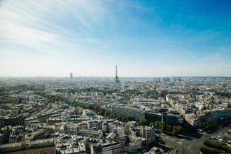 Fototapeta na ścianę panorama Paryża FP 3212
