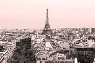 Fototapeta na ścianę paryska panorama wiosną FP 5054