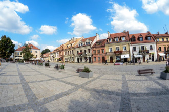 Fototapeta na ścianę rynek w Sandomierzu FP 5409