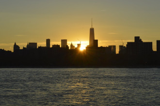 Fototapeta na ścianę zachodzące słońce Nowy Jork FP 4949
