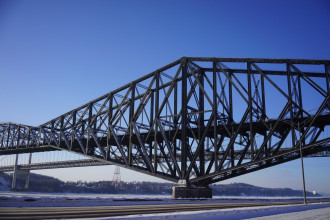 Fototapeta na ścianę żelazna konstrukcja mostu FP 5613