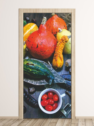 Fototapeta naklejka na drzwi warzywa owoce FP 6330