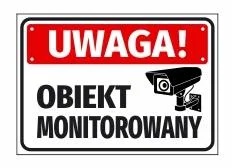 Naklejki BHP monitoring