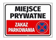 Naklejki BHP parkingowe