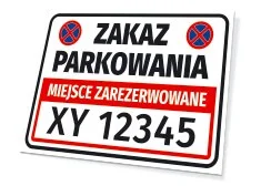 Tabliczki personalizowane z nadrukiem