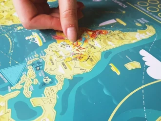 Mapa zdrapka Świat Mapito