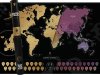 Mapa zdrapka świat scratch&travel