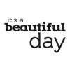 Naklejka 03X 21 it\'s beautiful day 1737