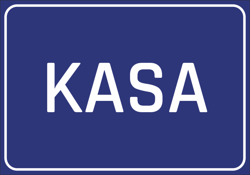Naklejka Kasa