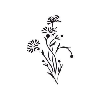 Naklejka kwiaty 1689