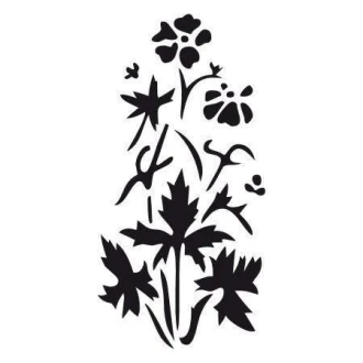 Naklejka kwiaty 1693