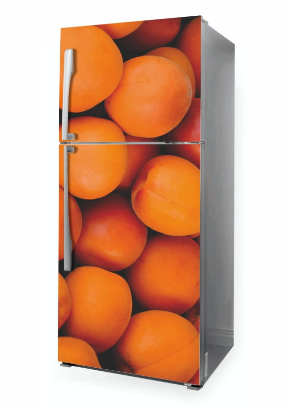 Okleina na lodówkę naklejka brzoskwinie P1016