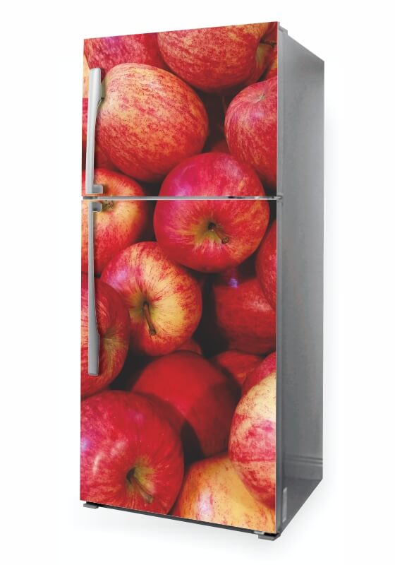 Okleina na lodówkę naklejka jabłka P1017