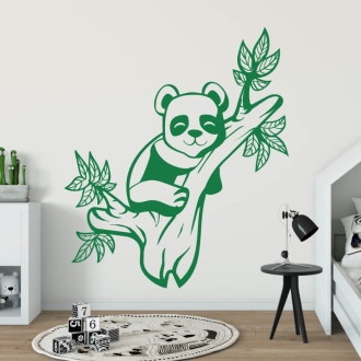 Naklejka na ścianę dla dzieci miś panda 2401