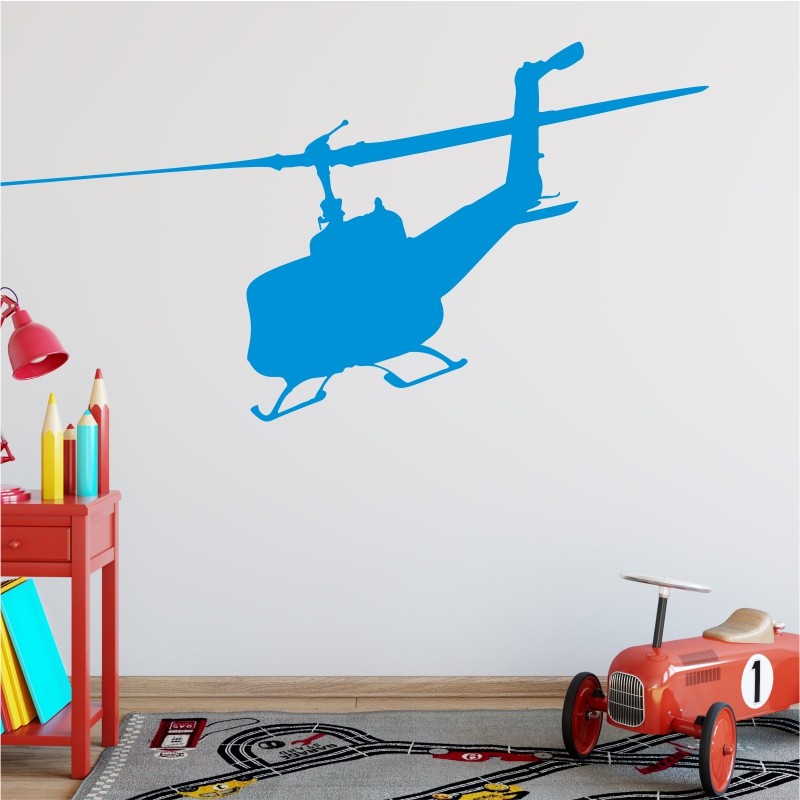 Naklejka na ścianę helikopter wojskowy 2304