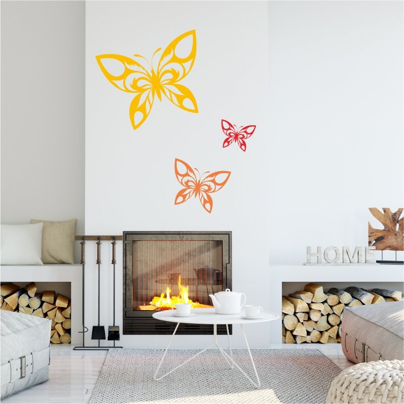 Naklejka na ścianę motyl 2353
