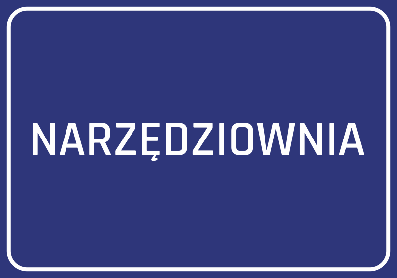 Tabliczka Narzędziownia