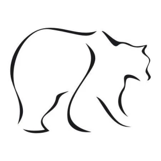 Naklejka niedźwiedź 2001