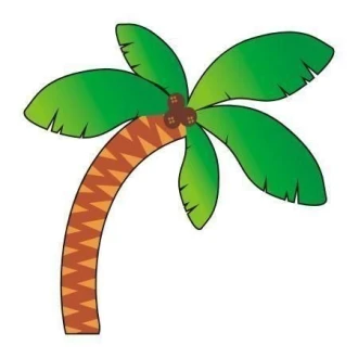 Naklejka palma 33