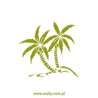 Naklejka palmy 1621