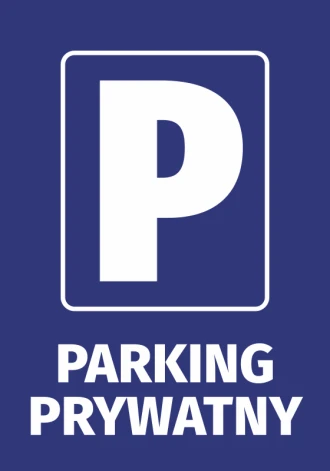 Naklejka Parking prywatny