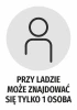 Naklejka Przy ladzie może znajdować się tylko 1 osoba