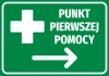 Naklejka Punkt pierwszej pomocy N521