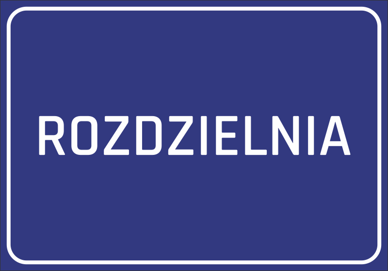 Naklejka rozdzielnia