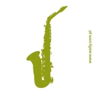 Naklejka saksofon 1617