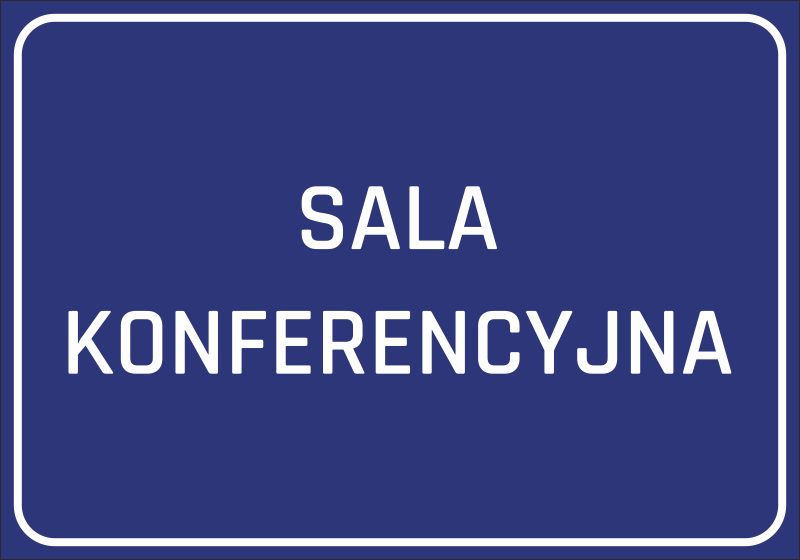 Naklejka Sala konferencyjna