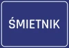 Naklejka Śmietnik