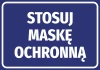 Naklejka Stosuj maskę ochronną