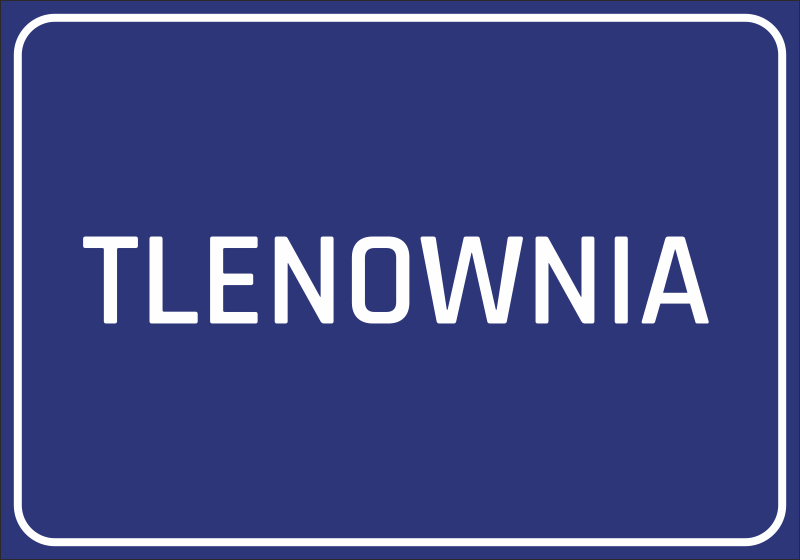 Naklejka Tlenownia