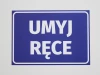 Naklejka Umyj ręce