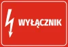 Naklejka Wyłącznik