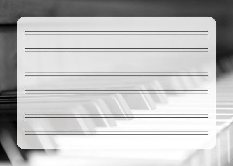 pięciolinia suchościeralna tablica pianino EDU 042