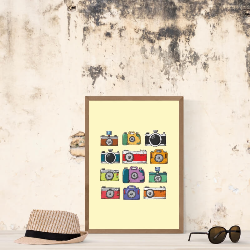 Plakat aparaty fotograficzne 081