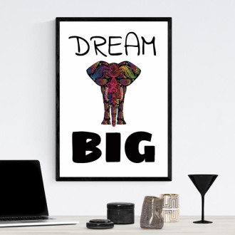 Plakat Dream big 154