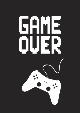 Plakat game over 001